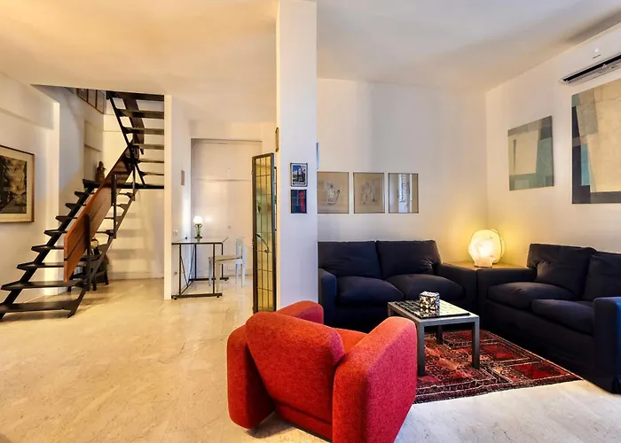 Apartmán Edda Lovely Penthouse In Trastevere With View Řím