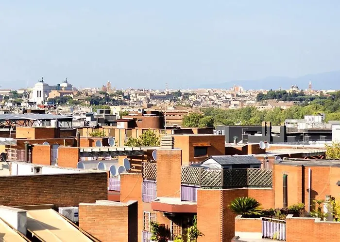 Edda Lovely Penthouse In Trastevere With View Řím